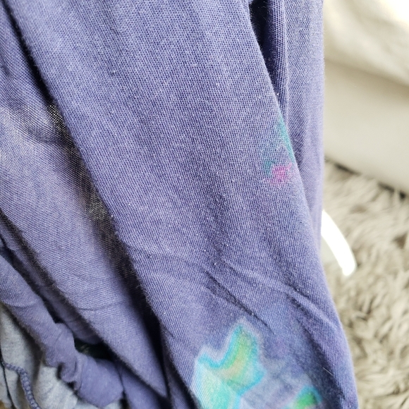 Etro Purple Sheer Printed V Neck Shirt Dress - Picture 9 of 9